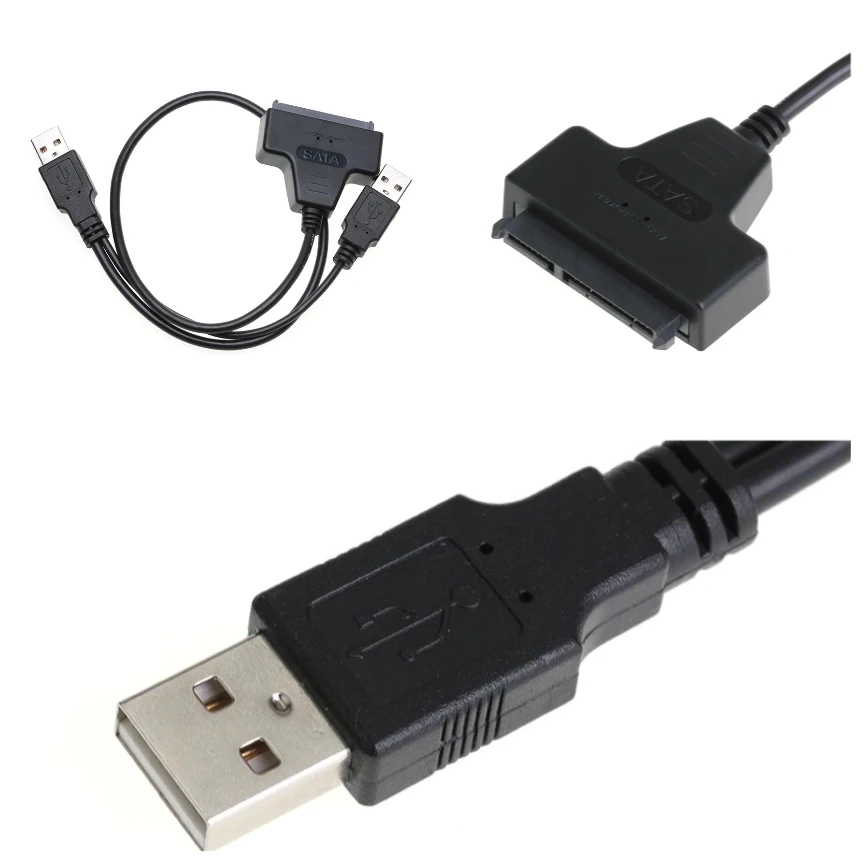 30 шт. соединительный кабель USB 2.0 к Sata для 2,5-дюймового внешнего HDD SSD адаптер жесткого диска 22-контактный шнур SATA
30 шт. соединительный кабель USB 2.0 к Sata для 2,5-дюймового внешнего HDD SSD адаптер жесткого диска 22-контактный шнур SATA