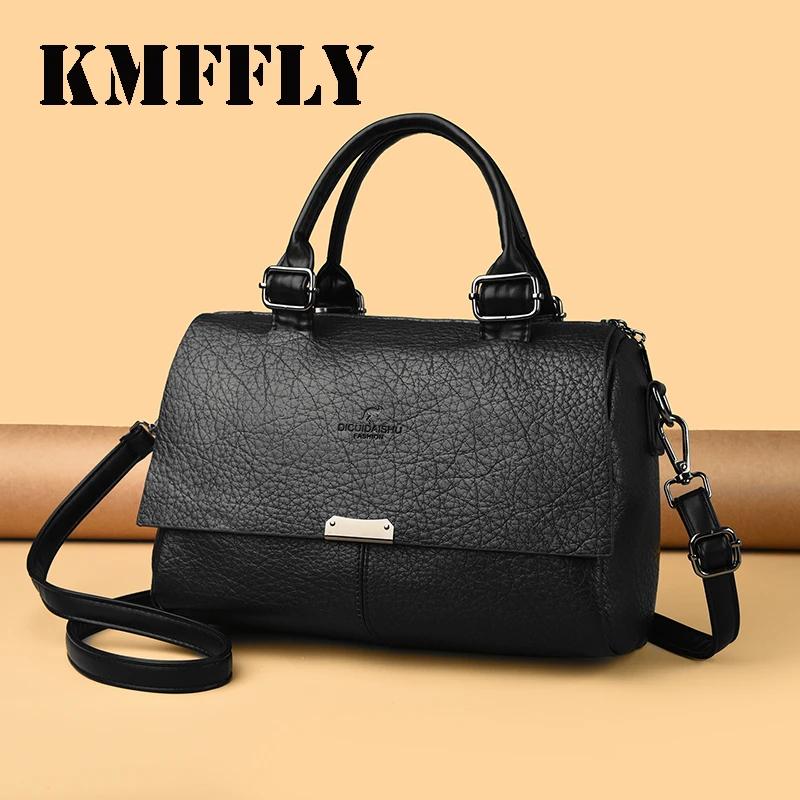 Top Quality Soft Leather Female Crossbody Bag Elegant Solid Color Shoulder Bags for Women Versatile Casual Purses and Handbags
Top Quality Soft Leather Female Crossbody Bag Elegant Solid Color Shoulder Bags for Women Versatile Casual Purses and Handbags