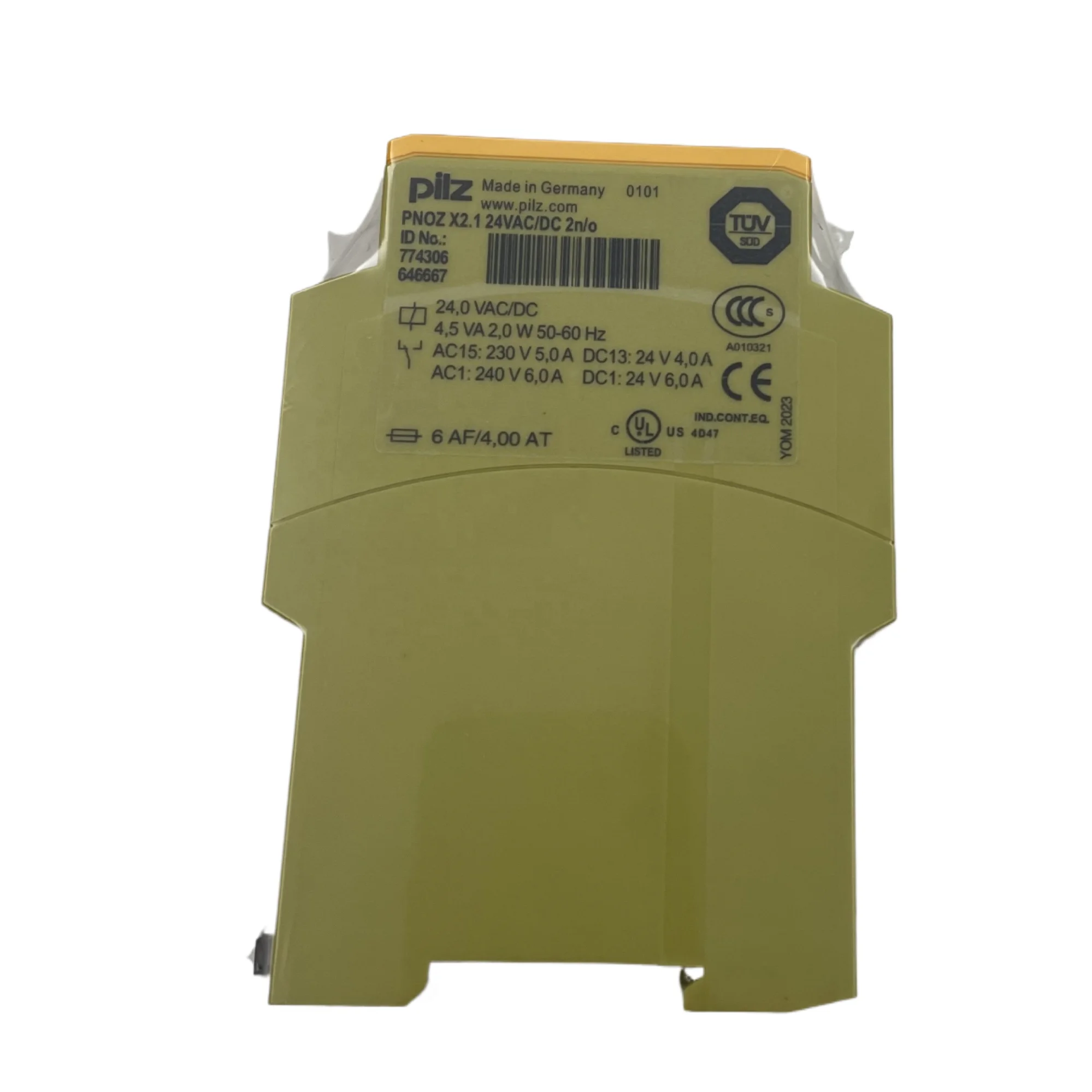 Safety Relay X2.1 24VAC/DC 2n/o 774306
Safety Relay X2.1 24VAC/DC 2n/o 774306