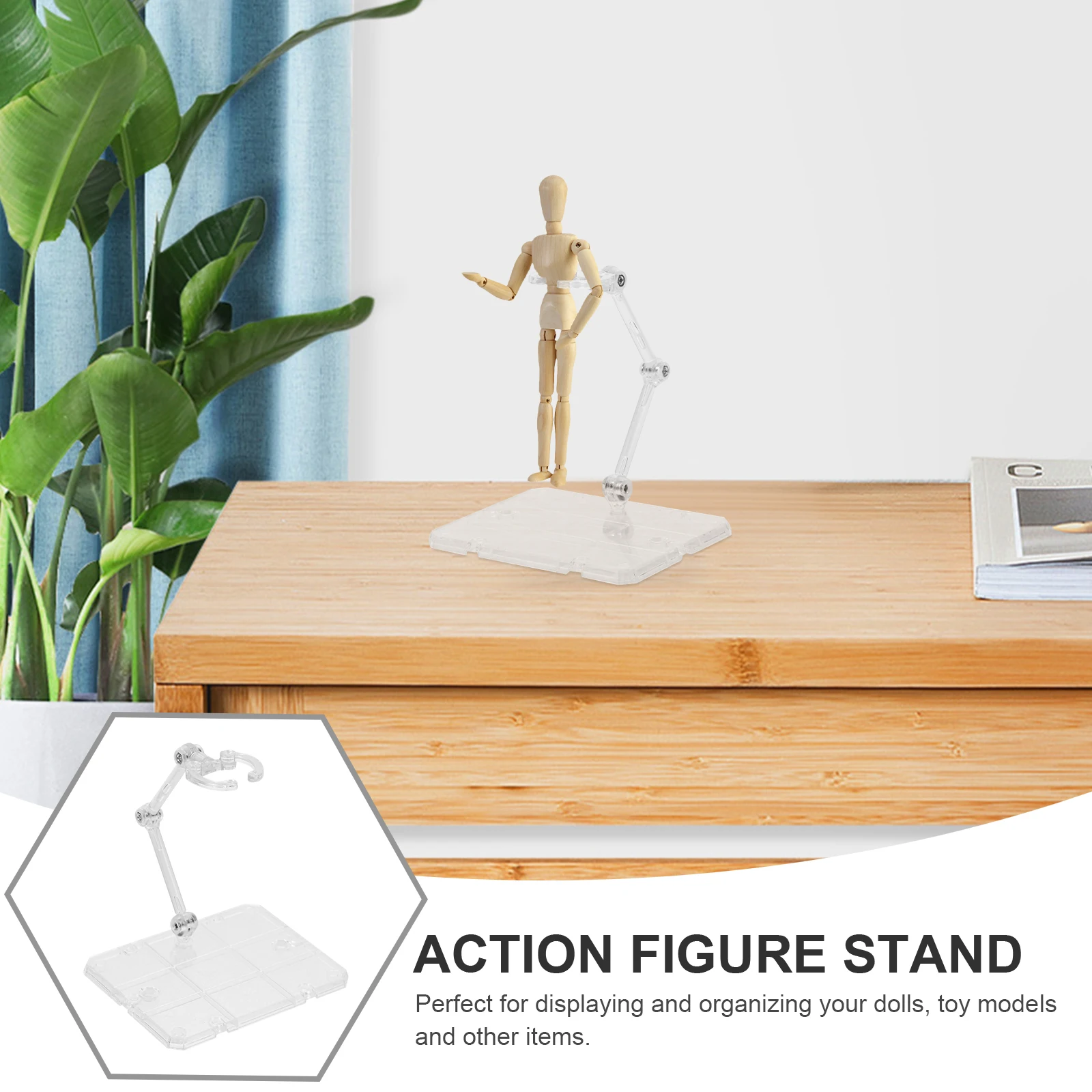 2pcs Adjustable Action Figure Stand Wear Resistant Support Lightweight Plastic Display Base Storage Rack for Home Store
2pcs Adjustable Action Figure Stand Wear Resistant Support Lightweight Plastic Display Base Storage Rack for Home Store