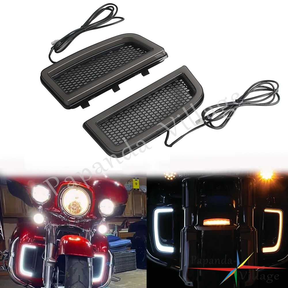 Для Harley Touring FLHTCUL FLHTCU Electra Glide Ultra Classic 14-19 мотоциклетный светодиодный указатель поворота, обтекатель, нижние грили, черный цвет
Для Harley Touring FLHTCUL FLHTCU Electra Glide Ultra Classic 14-19 мотоциклетный светодиодный указатель поворота, обтекатель, нижние грили, черный цвет