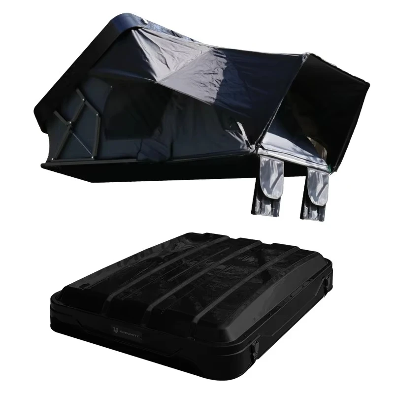 Hard Shell Aluminium 2-3 Person Rooftop Tent 1.6m X Hinge Quick Opening Side Open Rooftop Tent Oxford Cloth
Hard Shell Aluminium 2-3 Person Rooftop Tent 1.6m X Hinge Quick Opening Side Open Rooftop Tent Oxford Cloth