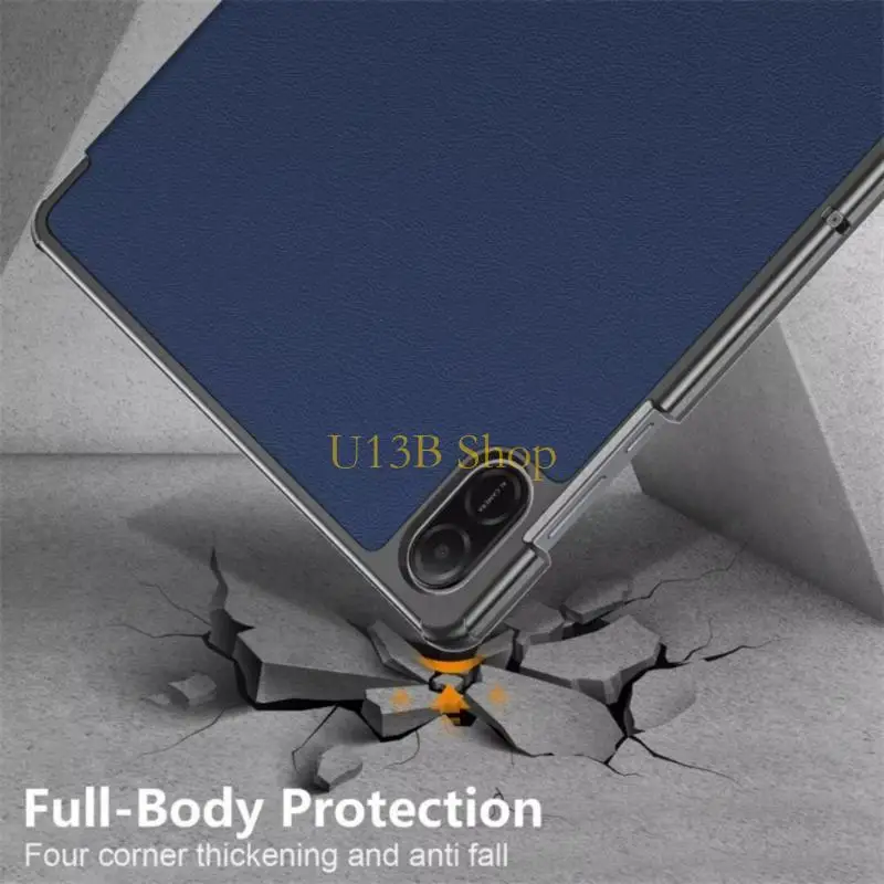 U13B PU Leather Folding Stand For Pad X8A 11inch 2024 Tablet Cover with Auto Sleep Wake Shockproof Protector Case
U13B PU Leather Folding Stand For Pad X8A 11inch 2024 Tablet Cover with Auto Sleep Wake Shockproof Protector Case