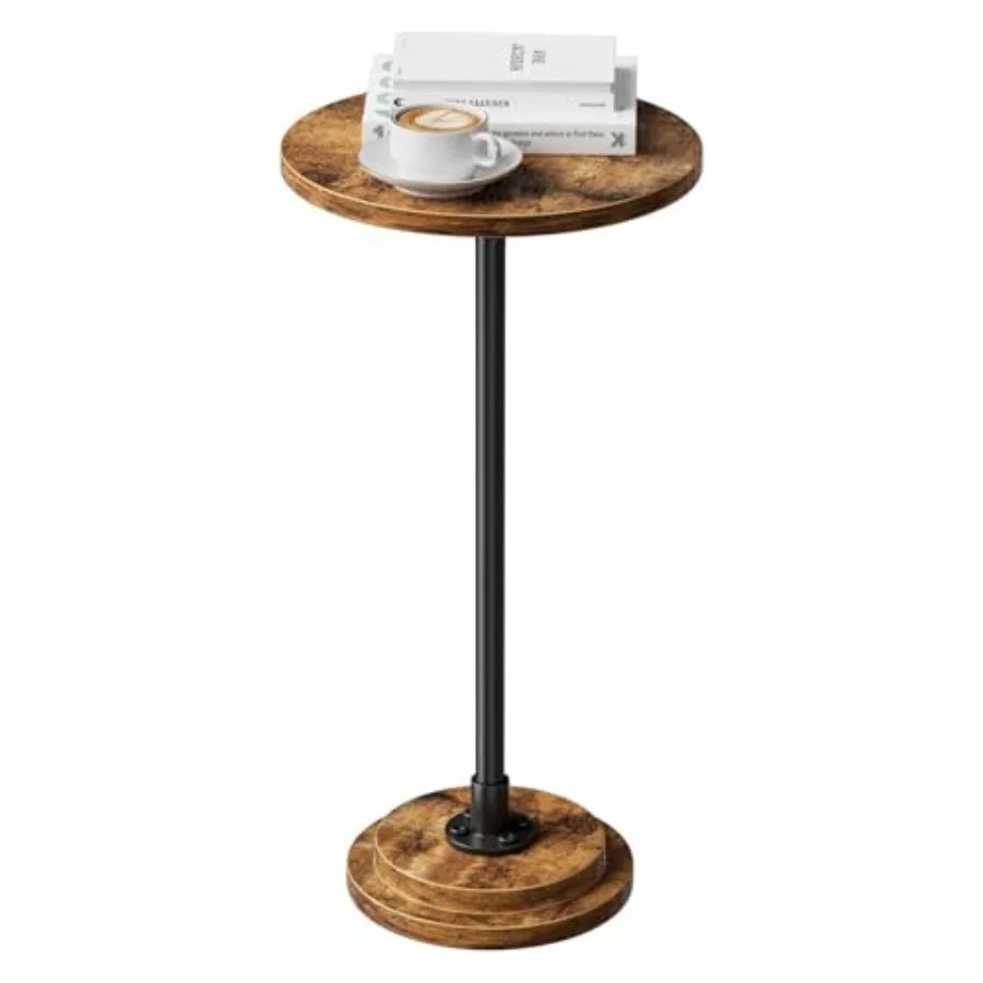 Small Side Table Round Drink Table Sofa End Table for Living Room Coffee Tables for Bedroom Rustic Brown
Small Side Table Round Drink Table Sofa End Table for Living Room Coffee Tables for Bedroom Rustic Brown