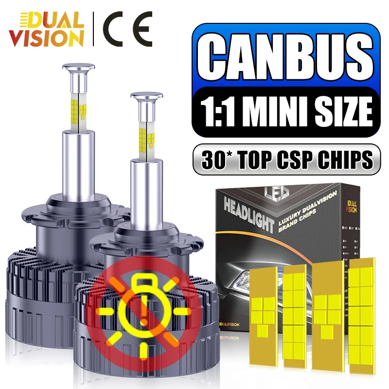 360 LED D1S Headlights Canbus 1:1 Car Xenon Lamps HID D1S D2S D3S D4S D5S D8S D1R D2R D3R D4R CSP Chips High Low Beam For Lens
360 LED D1S Headlights Canbus 1:1 Car Xenon Lamps HID D1S D2S D3S D4S D5S D8S D1R D2R D3R D4R CSP Chips High Low Beam For Lens