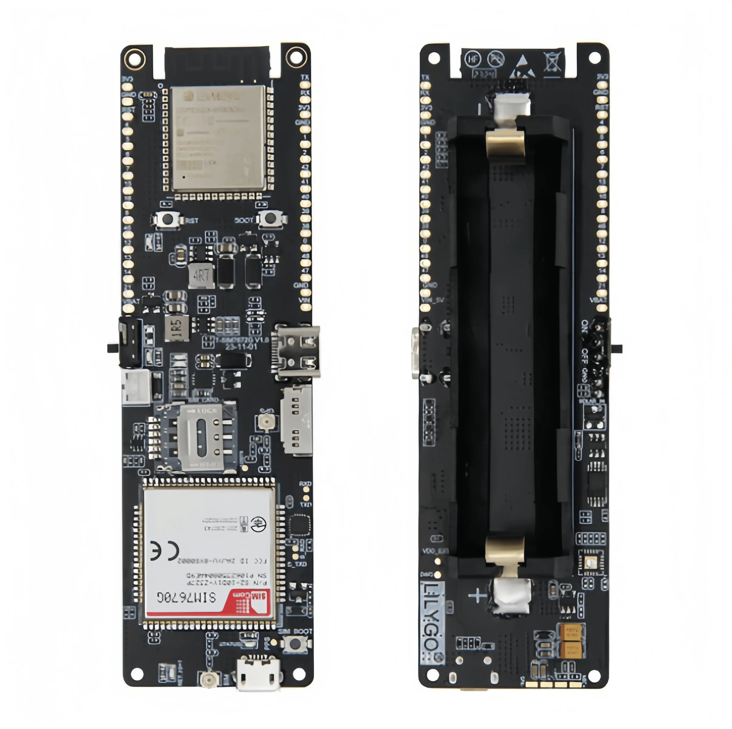 LILYGO® T-SIM7670G-S3 4G LTE ESP32-S3 Development Board GPS Wireless Communication Module
LILYGO® T-SIM7670G-S3 4G LTE ESP32-S3 Development Board GPS Wireless Communication Module