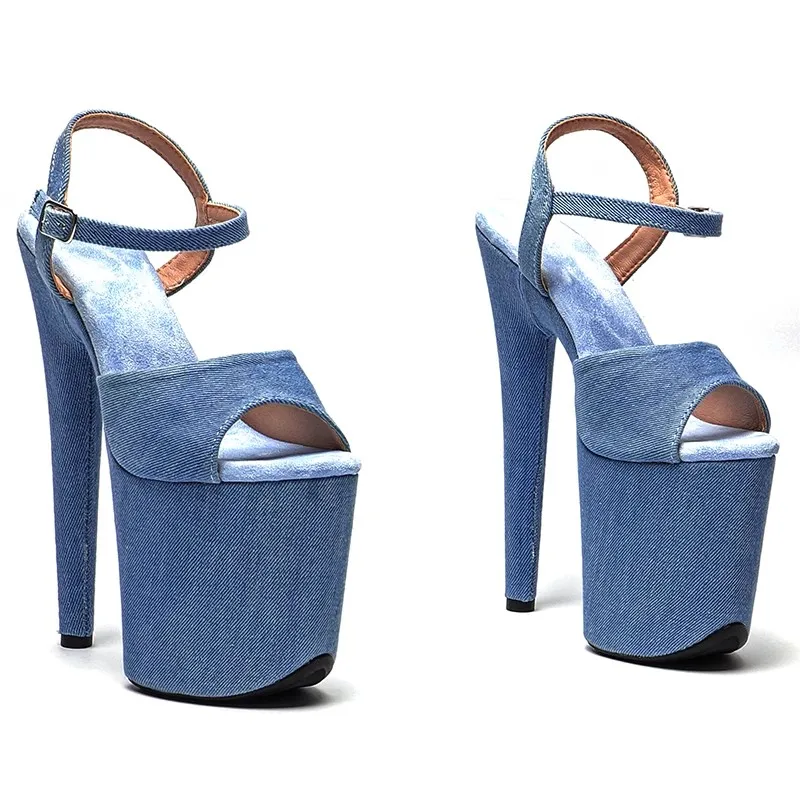 Wome Fashion 20CM/8inches PU Upper Platform Sexy High Heels Sandals Pole Dance Shoes 222
Wome Fashion 20CM/8inches PU Upper Platform Sexy High Heels Sandals Pole Dance Shoes 222