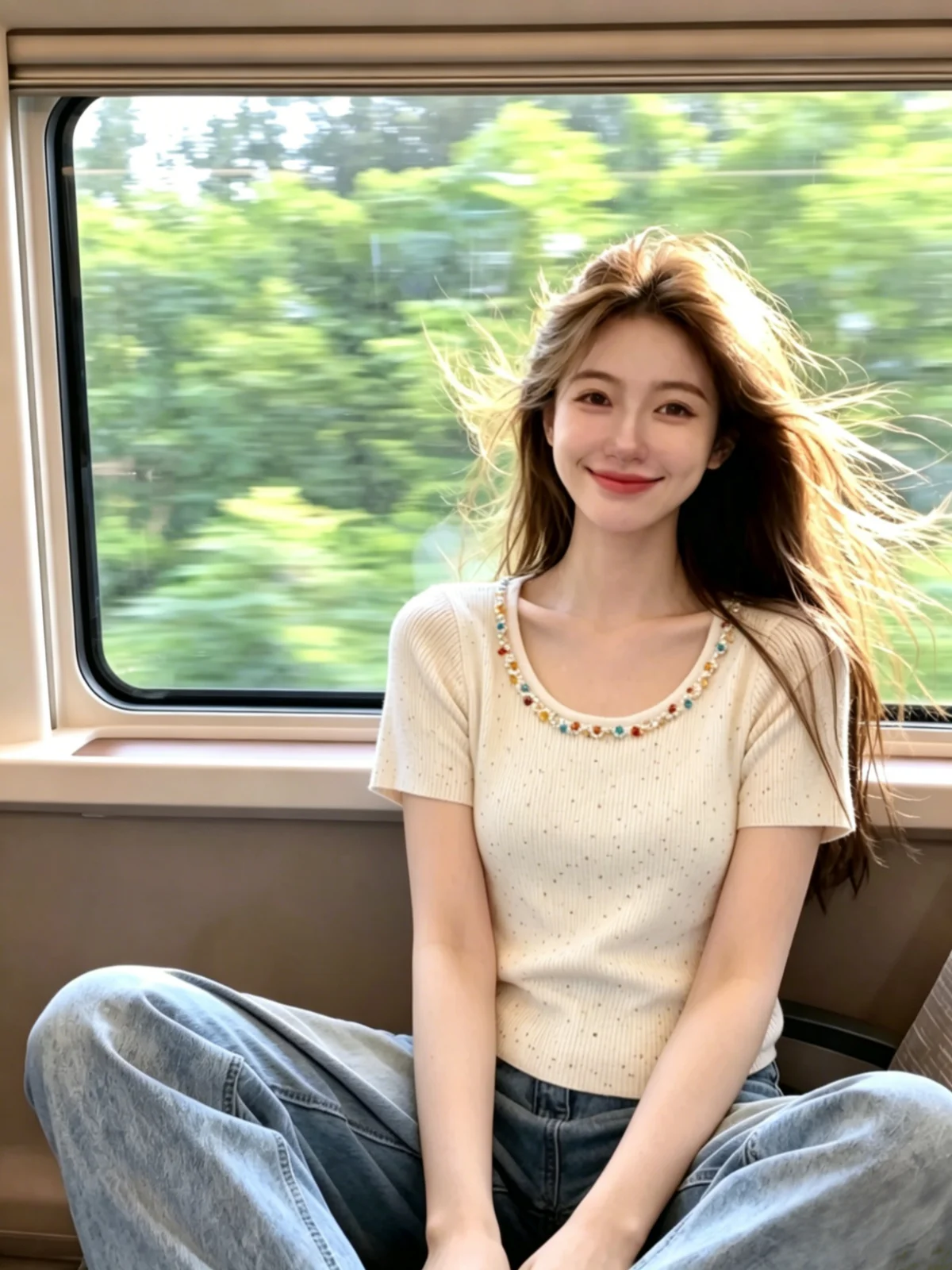 Elegant round Neck Knitted Short Sleeve Diamond Embedded Top Korean Style Slim Fit Commute Fashion Summer New Arrival
Elegant round Neck Knitted Short Sleeve Diamond Embedded Top Korean Style Slim Fit Commute Fashion Summer New Arrival