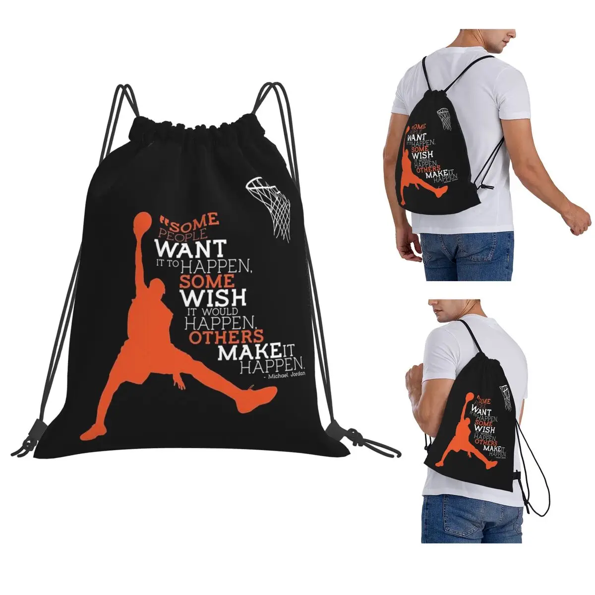 Basketball Dream Art Backpacks Casual Drawstring Bags Sports Bag Book Bags for Man Woman School
Basketball Dream Art Backpacks Casual Drawstring Bags Sports Bag Book Bags for Man Woman School