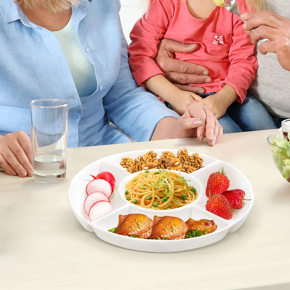 2pcs Serving Sectional Round Food Tray For Snacks Cookies French Fries Dessert Appetizer Platter Large Divider Plastic Party
2pcs Serving Sectional Round Food Tray For Snacks Cookies French Fries Dessert Appetizer Platter Large Divider Plastic Party