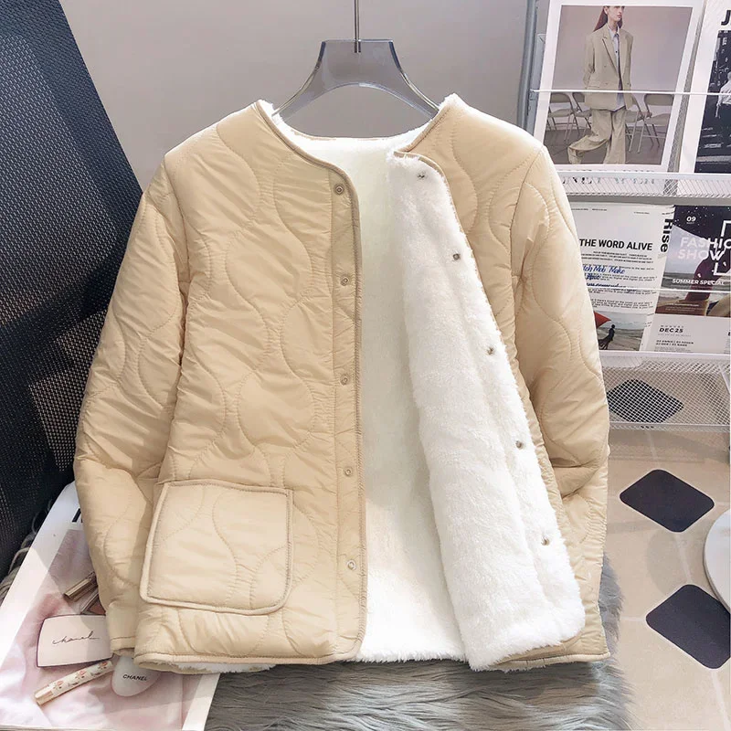 Pop Pop Winter Down Padded Jacket Women's Inner Short Mother's Wear Velvet Thickening Middle-Aged Elderly Mom Wear Pocket Jacket
Pop Pop Winter Down Padded Jacket Women's Inner Short Mother's Wear Velvet Thickening Middle-Aged Elderly Mom Wear Pocket Jacket