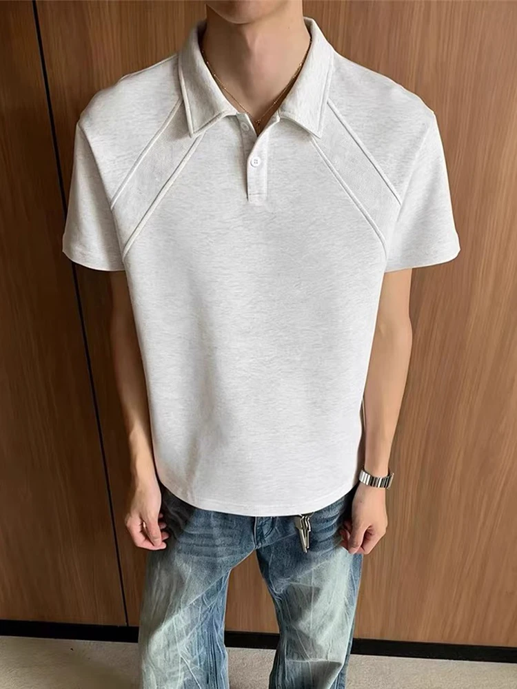 ay irt with White Flower Summer ort Sve Men's Boxy Fit ved Sve Henry Collar T-irt Stand Edition Spring
ay irt with White Flower Summer ort Sve Men's Boxy Fit ved Sve Henry Collar T-irt Stand Edition Spring