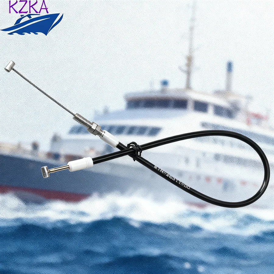 Stainless Steel Throttle Cable 61N-26311-00 For Yamaha Boat Motor Parsun 25HP 30HP 61N-26311 61N26311 Engine Accessories Parts
Stainless Steel Throttle Cable 61N-26311-00 For Yamaha Boat Motor Parsun 25HP 30HP 61N-26311 61N26311 Engine Accessories Parts