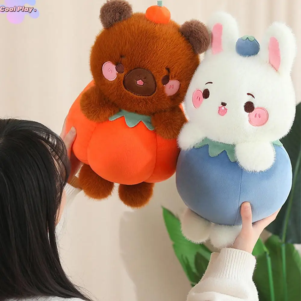 Cartoon Fruit Animal Plush Toy Pig Fluffy Pumpkin Capybara Plush Doll Soft Cute Rabbit Stuffed Doll Room Decor
Cartoon Fruit Animal Plush Toy Pig Fluffy Pumpkin Capybara Plush Doll Soft Cute Rabbit Stuffed Doll Room Decor