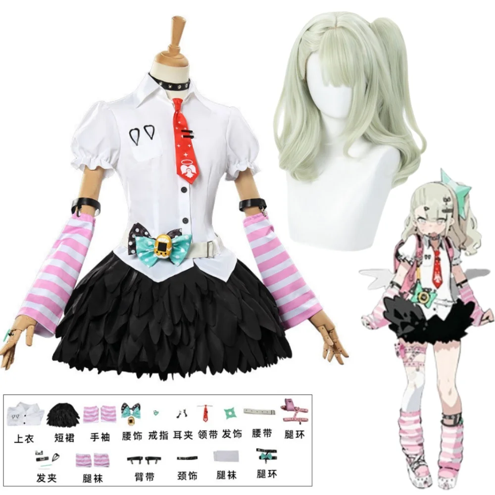 Zenless Zone Zero Chinatsu Remiel Cosplay Costume Chinatsu Remiel Top Skirt Suits Women Stage Performance Anime Costumes
Zenless Zone Zero Chinatsu Remiel Cosplay Costume Chinatsu Remiel Top Skirt Suits Women Stage Performance Anime Costumes