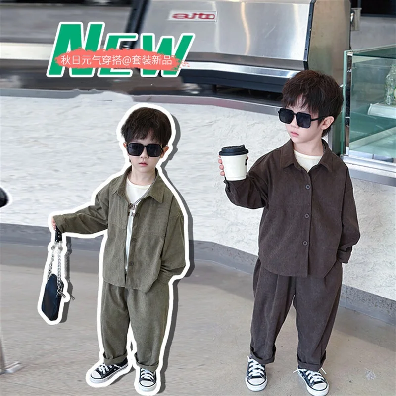 Boys Blouse +Pants Kids Suits 2PCS/Set Cotton 2025 Spring Autumn Cotton High Quality Christmas Gift Children Clothing
Boys Blouse +Pants Kids Suits 2PCS/Set Cotton 2025 Spring Autumn Cotton High Quality Christmas Gift Children Clothing