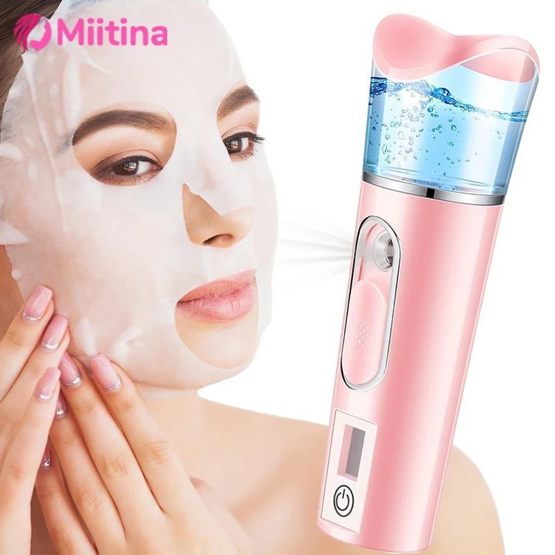 Nano Facial Sprayer Mini Humidifier Portable Wireless Cool Mist Maker Fogger Hydration Humidifier Skin Spa Care Rechargeable USB
Nano Facial Sprayer Mini Humidifier Portable Wireless Cool Mist Maker Fogger Hydration Humidifier Skin Spa Care Rechargeable USB