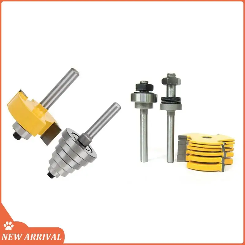 Emption!1/4 Inch Shank Rabbeting Router Bit With 6 Bearings Set & 1 Set 1/4Inch Shank Slot ,Assembly 6 Cutters
Emption!1/4 Inch Shank Rabbeting Router Bit With 6 Bearings Set & 1 Set 1/4Inch Shank Slot ,Assembly 6 Cutters