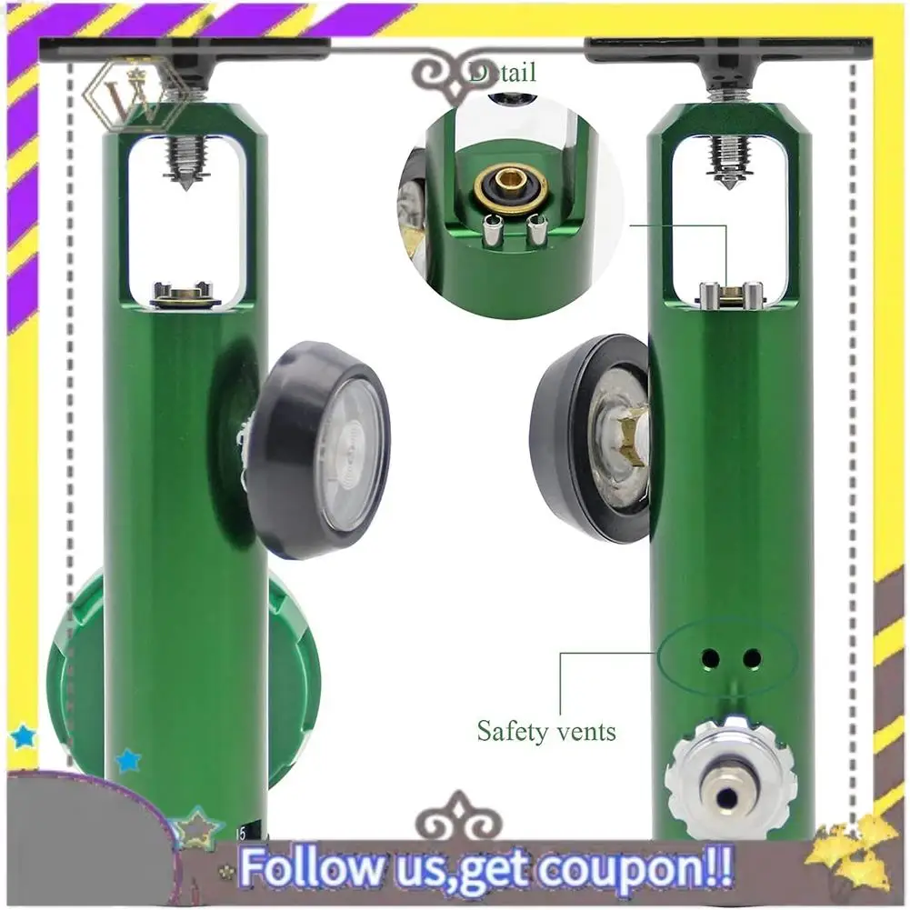 New Oxygen Flow Meter Oxygen Regulator 0-15 L/Min Pressure Reducing Regulator Valve Meter With 870 Inlet Thread
New Oxygen Flow Meter Oxygen Regulator 0-15 L/Min Pressure Reducing Regulator Valve Meter With 870 Inlet Thread