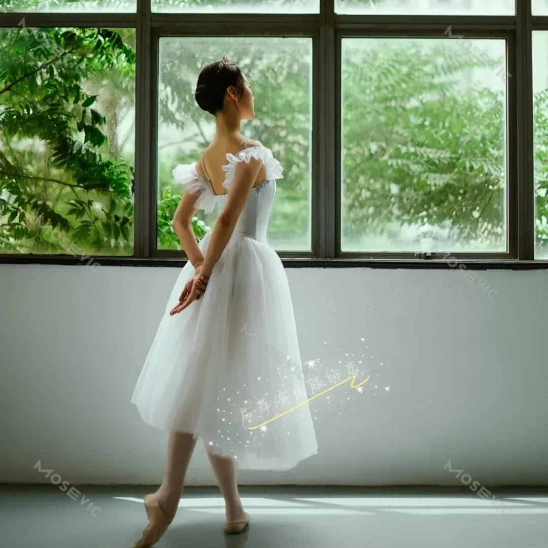 Ballet Tutu Skirt Performance White Adult Competition Professional Dance Ballet Dress Fairy Long Dress Ballet Costume Girls Kid
Ballet Tutu Skirt Performance White Adult Competition Professional Dance Ballet Dress Fairy Long Dress Ballet Costume Girls Kid