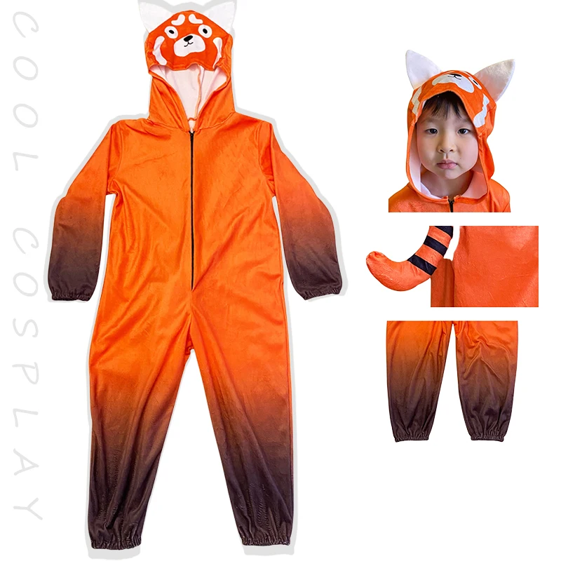 2025 New Arrival Boys Girls Red Panda Costume Kids Meilin Animal Plush Jumpsuit Carnival Dress Up Carnival for Children Costume
2025 New Arrival Boys Girls Red Panda Costume Kids Meilin Animal Plush Jumpsuit Carnival Dress Up Carnival for Children Costume