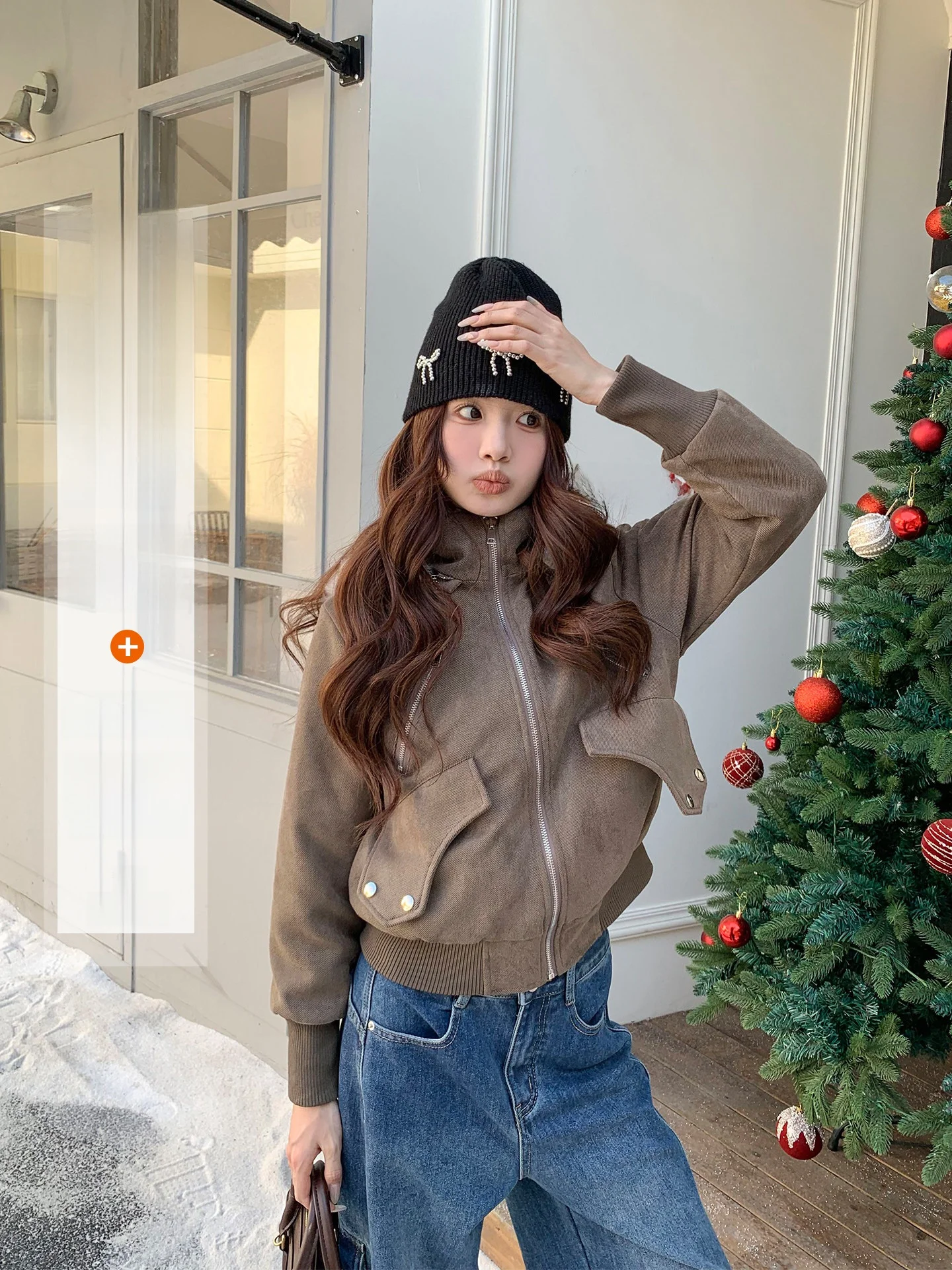 American Style Thick Warm Cotton Jacket Women's Slim Fit Short Coat Orange Tree Where Are You Thickened Winter Outerwear
American Style Thick Warm Cotton Jacket Women's Slim Fit Short Coat Orange Tree Where Are You Thickened Winter Outerwear