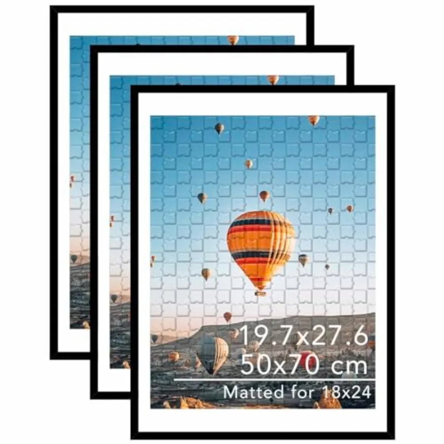 19.7x27.6 Puzzles Frame for 50x70 cm Puzzle Poster Photo Picture, Display 18x24 with Mat or 19.7 x 27.6 without, Wall Hanging 1
19.7x27.6 Puzzles Frame for 50x70 cm Puzzle Poster Photo Picture, Display 18x24 with Mat or 19.7 x 27.6 without, Wall Hanging 1