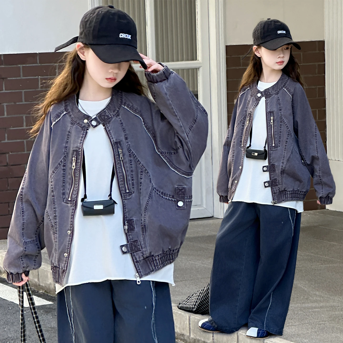 Kids Jacket Girl Spring Autumn Coat Ages 4-14Y Baby Girl Vintage BikerJacket Tween Classical Outwear Child Korean Style Jacket
Kids Jacket Girl Spring Autumn Coat Ages 4-14Y Baby Girl Vintage BikerJacket Tween Classical Outwear Child Korean Style Jacket