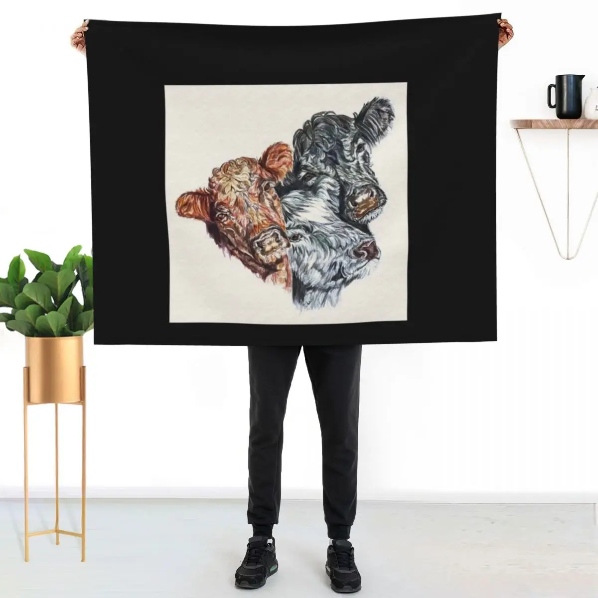 Galloway Bunch Throw Blanket Travel Size Cozy Blanket for Plane Train
Galloway Bunch Throw Blanket Travel Size Cozy Blanket for Plane Train