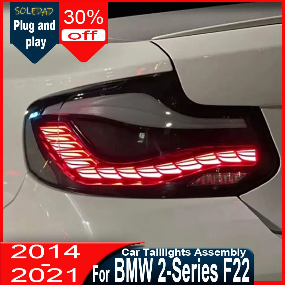 Tail Lights For BMW 2 Series F22 F23 F87 2014-2021 M2 Rear Brake Reverse Car Tail Lamp Assembly Accessories Plug and play
Tail Lights For BMW 2 Series F22 F23 F87 2014-2021 M2 Rear Brake Reverse Car Tail Lamp Assembly Accessories Plug and play