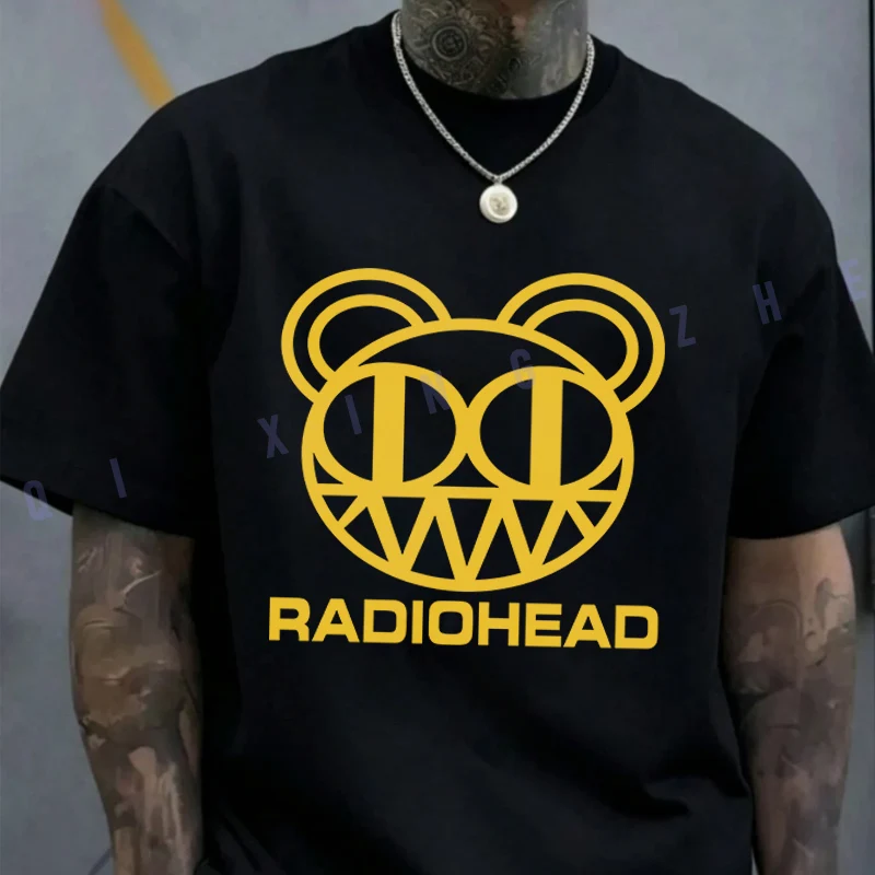 Cool Punk Alternative Rock Radiohead Logo T-shirt Cotton O-neck Short Sleeve Moto T Shirt Fashion Hip Hop Tshirt
Cool Punk Alternative Rock Radiohead Logo T-shirt Cotton O-neck Short Sleeve Moto T Shirt Fashion Hip Hop Tshirt