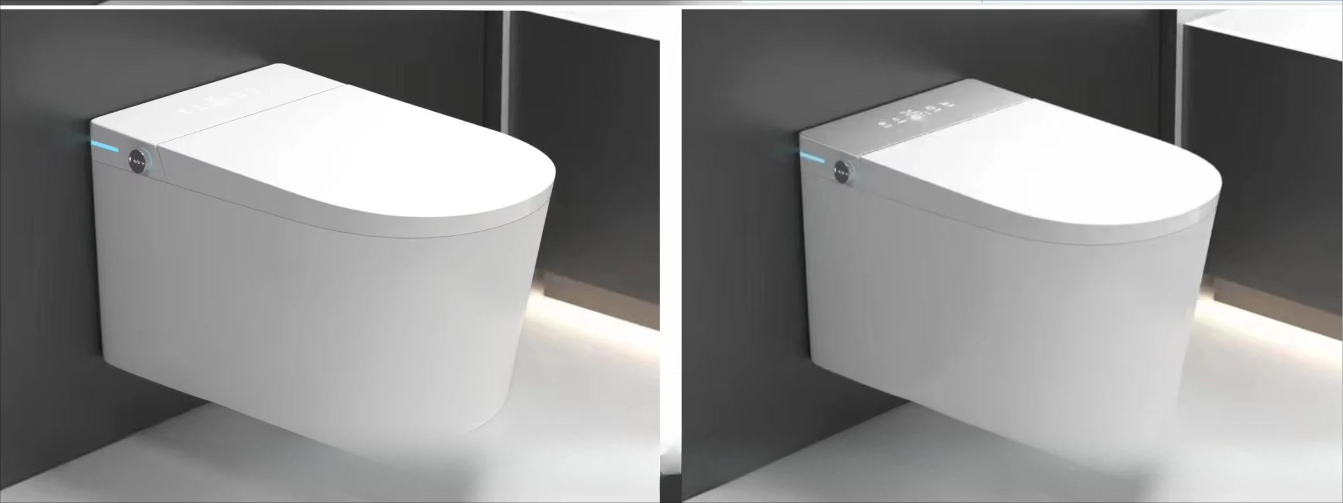 Modern Square Wall Hung Smart Toilet with Dual-flush Remote Control Eco-friendly Ceramic Soft Close Feature
Modern Square Wall Hung Smart Toilet with Dual-flush Remote Control Eco-friendly Ceramic Soft Close Feature