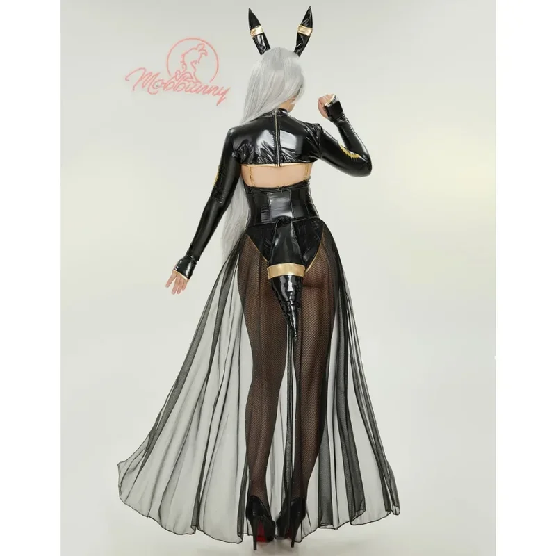 EE01 MOBBUNNY PM Derivative Sexy Lingerie Set Black Bodysuit and Top with Chiffon Skirt Headband Tail Cosplay Costume&0Ww
EE01 MOBBUNNY PM Derivative Sexy Lingerie Set Black Bodysuit and Top with Chiffon Skirt Headband Tail Cosplay Costume&0Ww