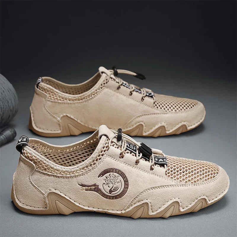 2026 New Mesh Breathable Solid Color Driving Shoes for Men Flat Elastic Band Outdoor Sneakers Summer Men Sneakers Casual Shoes
2026 New Mesh Breathable Solid Color Driving Shoes for Men Flat Elastic Band Outdoor Sneakers Summer Men Sneakers Casual Shoes