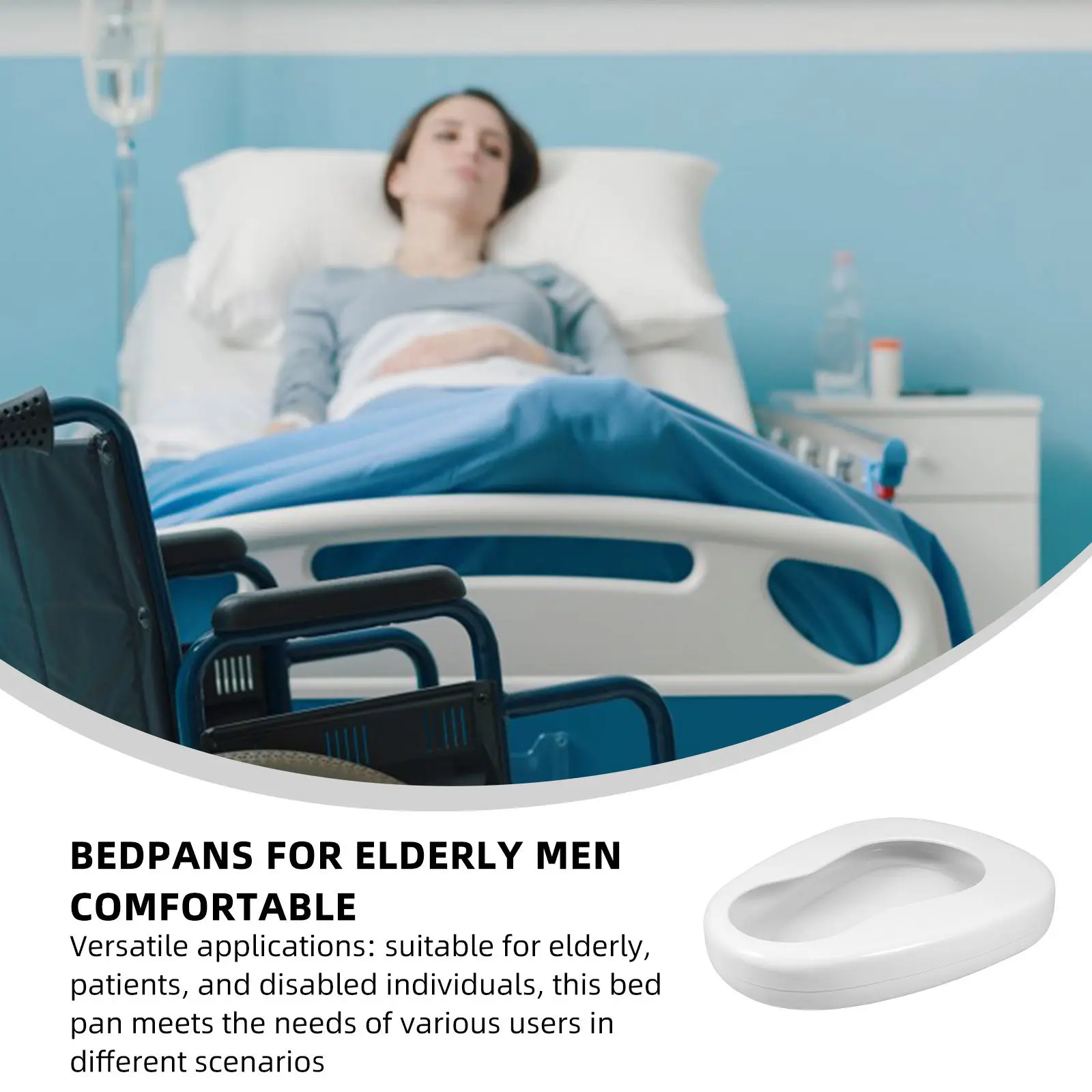 Leak Proof Enamel Bed Pan for Elderly Bedridden Adults Portable Bedside Urinal Nighttime Use Comfortable Chamber Pot for Women
Leak Proof Enamel Bed Pan for Elderly Bedridden Adults Portable Bedside Urinal Nighttime Use Comfortable Chamber Pot for Women