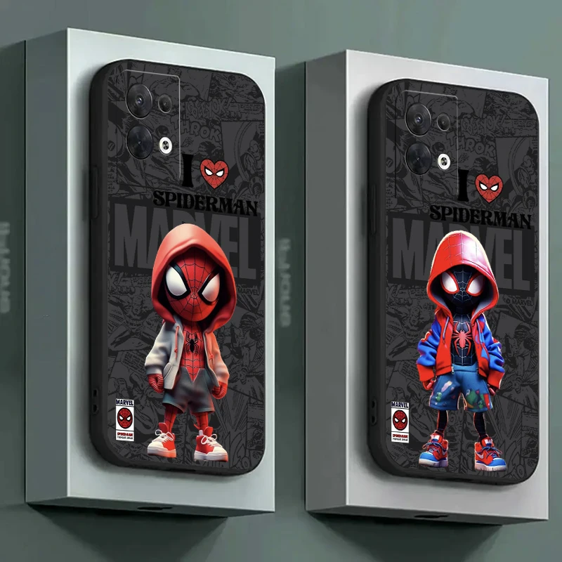 Marvel Spider Man Cartoon Phone Case For OPPO FIND X6 X5 X3 Pro Lite Neo OPPO Reno 9 8 7 Pro Lite 8T 8Z 7Z 5G Carcasa
Marvel Spider Man Cartoon Phone Case For OPPO FIND X6 X5 X3 Pro Lite Neo OPPO Reno 9 8 7 Pro Lite 8T 8Z 7Z 5G Carcasa