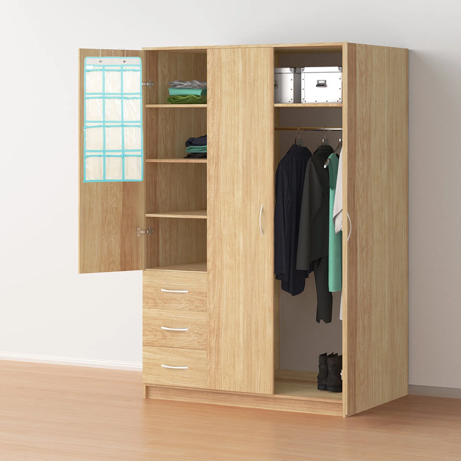 Home Storage Organizer Bag With Clear Pockets For Jewelry Underwear Socks Cell Phones Calculators Over The Door Closet Hanging
Home Storage Organizer Bag With Clear Pockets For Jewelry Underwear Socks Cell Phones Calculators Over The Door Closet Hanging