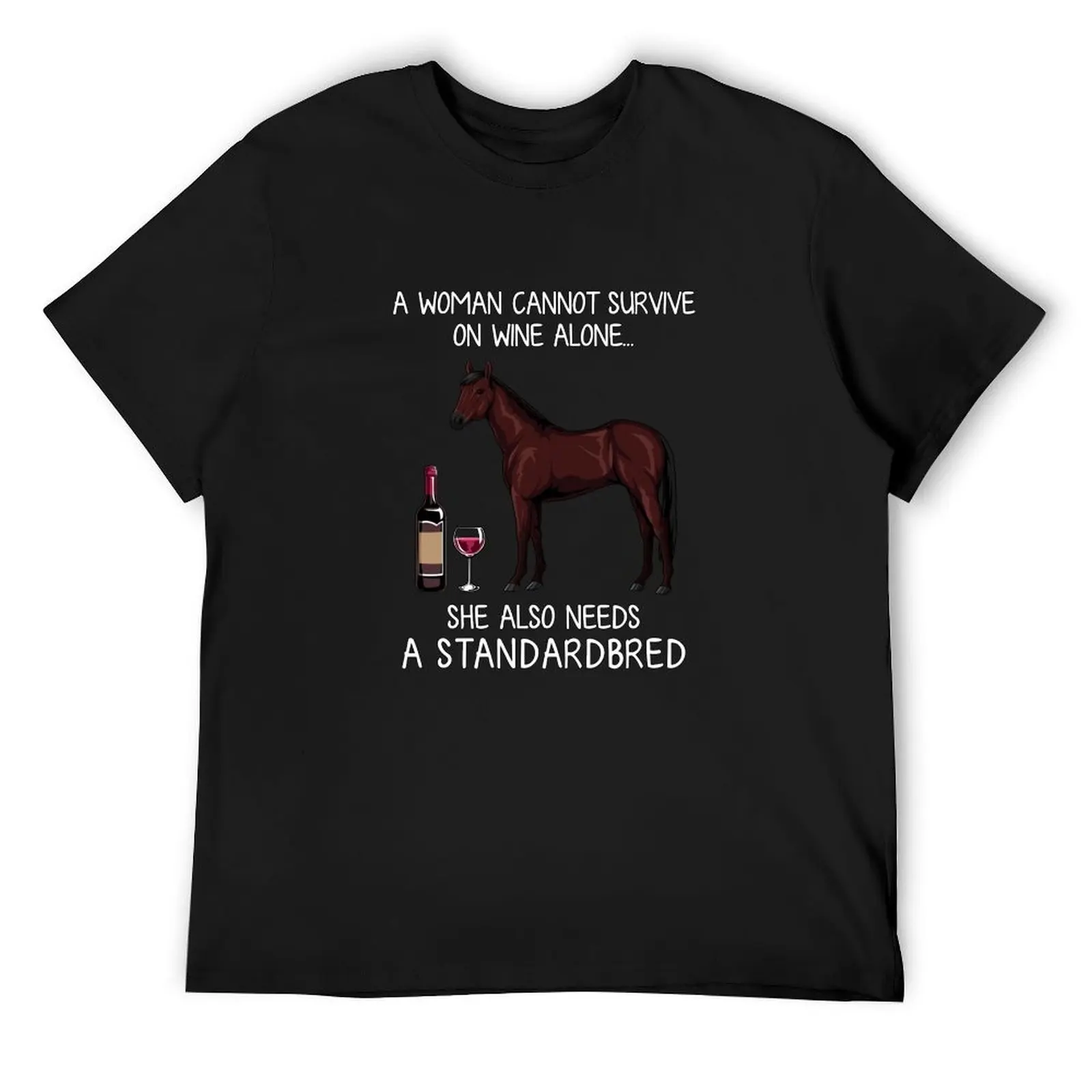 Standardbred and wine funny horse T-Shirt customizeds vintage oversize t-shirts man clothing for men
Standardbred and wine funny horse T-Shirt customizeds vintage oversize t-shirts man clothing for men