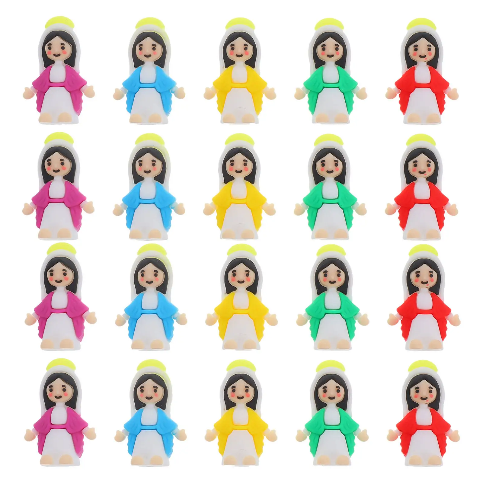 50Pcs Mini Virgin Mary Statue Catholic Religious Small Blessed Mother Ornament Desk Nativity Easter Baptism Home
50Pcs Mini Virgin Mary Statue Catholic Religious Small Blessed Mother Ornament Desk Nativity Easter Baptism Home