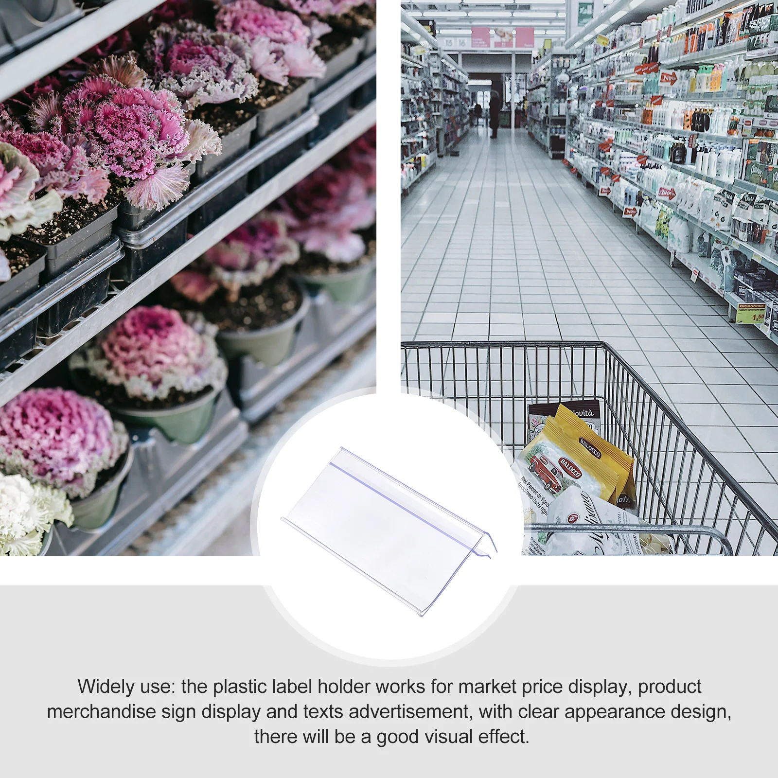 30pcs Clear Price Tag Holder Supermarket Retail Shop Price Display Transparent Label Stand Durable Plastic Goods Shelf Sign
30pcs Clear Price Tag Holder Supermarket Retail Shop Price Display Transparent Label Stand Durable Plastic Goods Shelf Sign