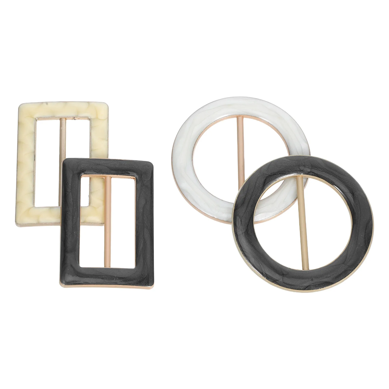 4pcs Metal Corner Knot Buttons Dress Cinch Clip Scarf Buckle Shawl Clasp Clothing Accessories Shirt Ties Cardigan Slide
4pcs Metal Corner Knot Buttons Dress Cinch Clip Scarf Buckle Shawl Clasp Clothing Accessories Shirt Ties Cardigan Slide