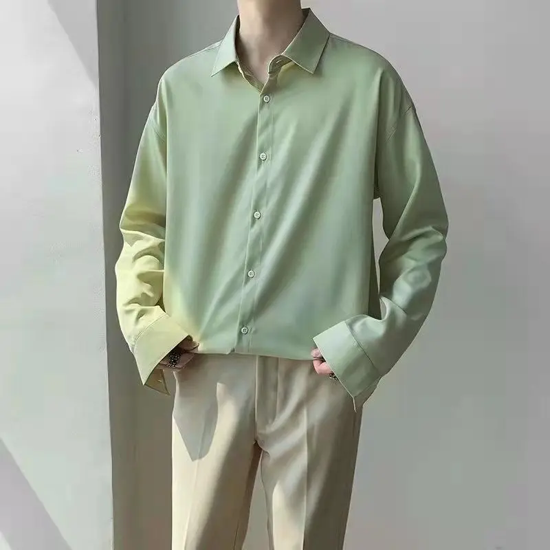 Men's Long-sleeved Solid Color Loose and Versatile Uniform Jacket Spring Summer Autumn and Winter Casual Men's White Shirt
Men's Long-sleeved Solid Color Loose and Versatile Uniform Jacket Spring Summer Autumn and Winter Casual Men's White Shirt
