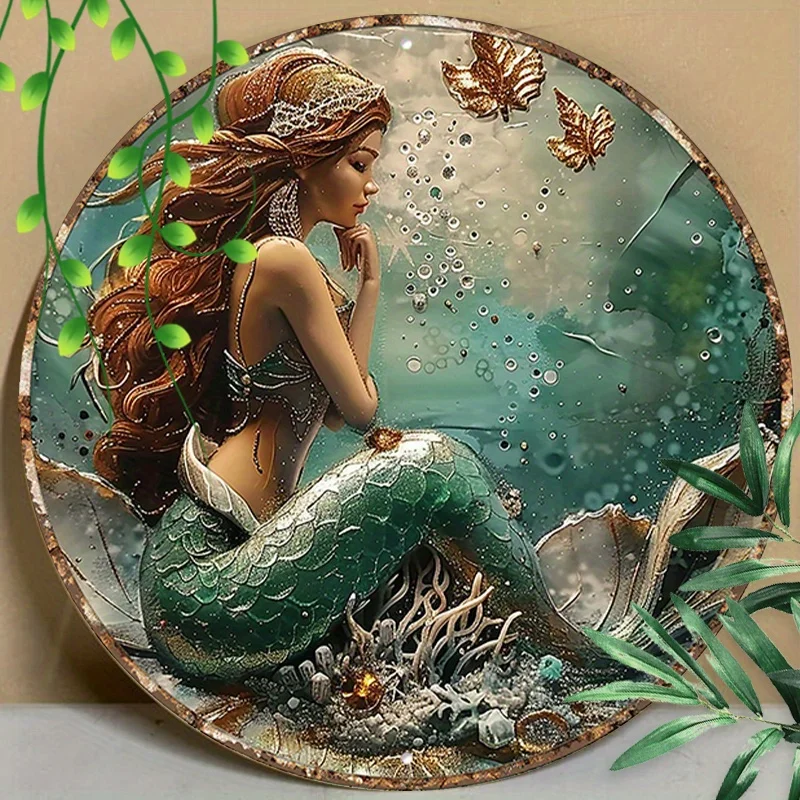 1pc 8x8inch (20x20cm) Round Aluminum Sign Metal Sign Mermaid Bathroom Tin Sign Home Decoration Bathroom Garden Retro Store Cafe
1pc 8x8inch (20x20cm) Round Aluminum Sign Metal Sign Mermaid Bathroom Tin Sign Home Decoration Bathroom Garden Retro Store Cafe