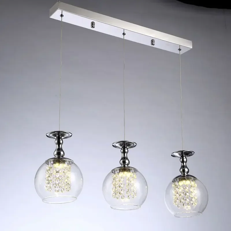 Luxury Modern Led Pendant Light Fixtures Crystal Glass Lampshade Hanging Lamp Dinning Room Kitchen Decor Home Lighting Metal
Luxury Modern Led Pendant Light Fixtures Crystal Glass Lampshade Hanging Lamp Dinning Room Kitchen Decor Home Lighting Metal