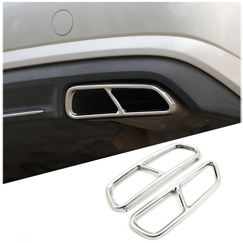 Exhaust Pipe Output Cover Trim Sticker Stainless Steel Tailpipe Frame Decorative Cover Car Accessories For Audi A6 C7 2016-2018
Exhaust Pipe Output Cover Trim Sticker Stainless Steel Tailpipe Frame Decorative Cover Car Accessories For Audi A6 C7 2016-2018