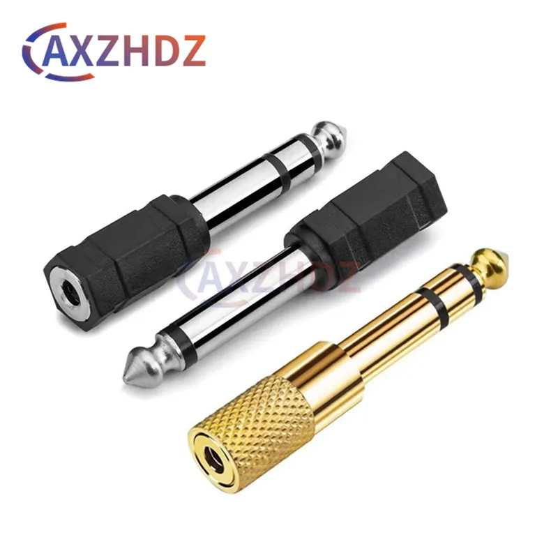 5PCS Gold 6.5mm Male Plug to 3.5MM Female Jack Stereo Headphone Audio Adapter Home Connectors Adapter Microphone 3.5mm to 6.35mm
5PCS Gold 6.5mm Male Plug to 3.5MM Female Jack Stereo Headphone Audio Adapter Home Connectors Adapter Microphone 3.5mm to 6.35mm