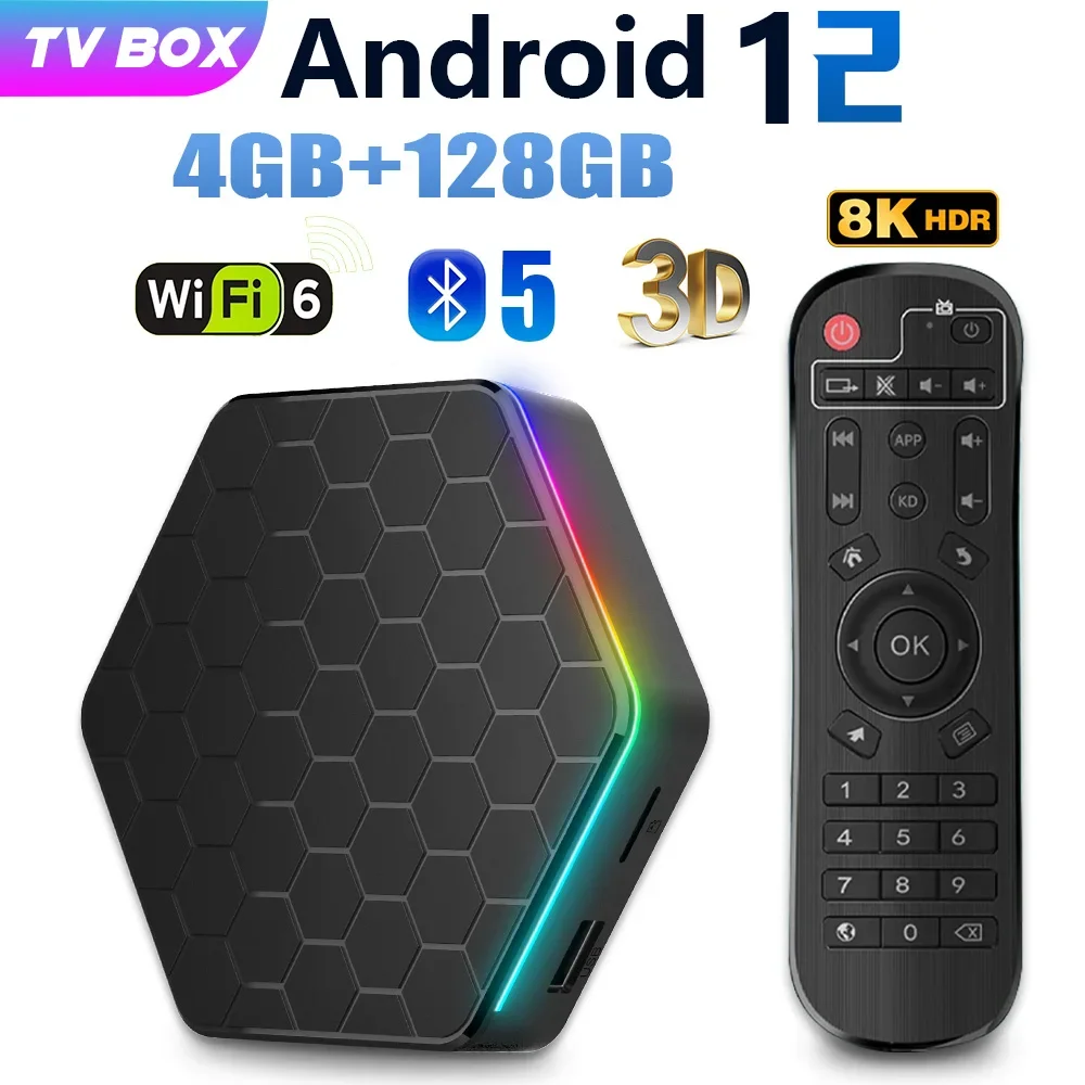 T95Z plus 8K HDR 3D Android 12 TV Box 64GB 128GB Allwinner H618 Quad Core WiFi6 Bluetooth 5.0 Media Player
T95Z plus 8K HDR 3D Android 12 TV Box 64GB 128GB Allwinner H618 Quad Core WiFi6 Bluetooth 5.0 Media Player