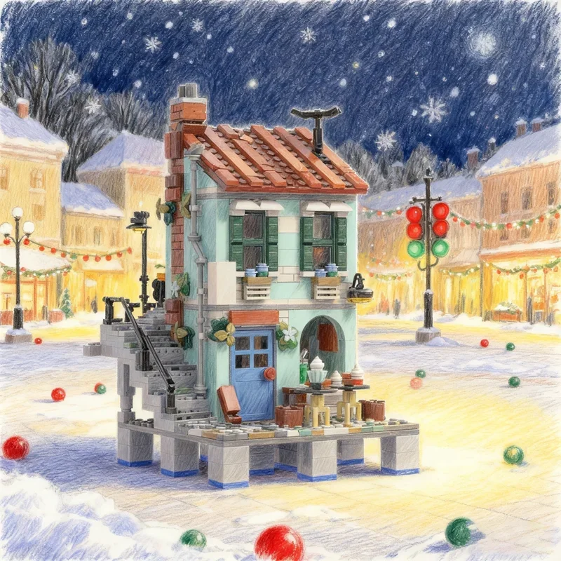 630pcs MOC Little Bakery Riviera Extension Modular Streetscape Model Building Blocks Festival Gifts Toy Architecture Education
630pcs MOC Little Bakery Riviera Extension Modular Streetscape Model Building Blocks Festival Gifts Toy Architecture Education