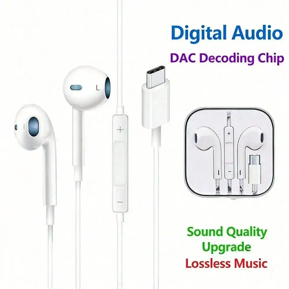 Совместимы с проводными наушниками для iPhone, электронными наушниками Type-C, круглым разъемом 3,5 мм, наушниками USB-C, аудиогарнитурами.
Совместимы с проводными наушниками для iPhone, электронными наушниками Type-C, круглым разъемом 3,5 мм, наушниками USB-C, аудиогарнитурами.