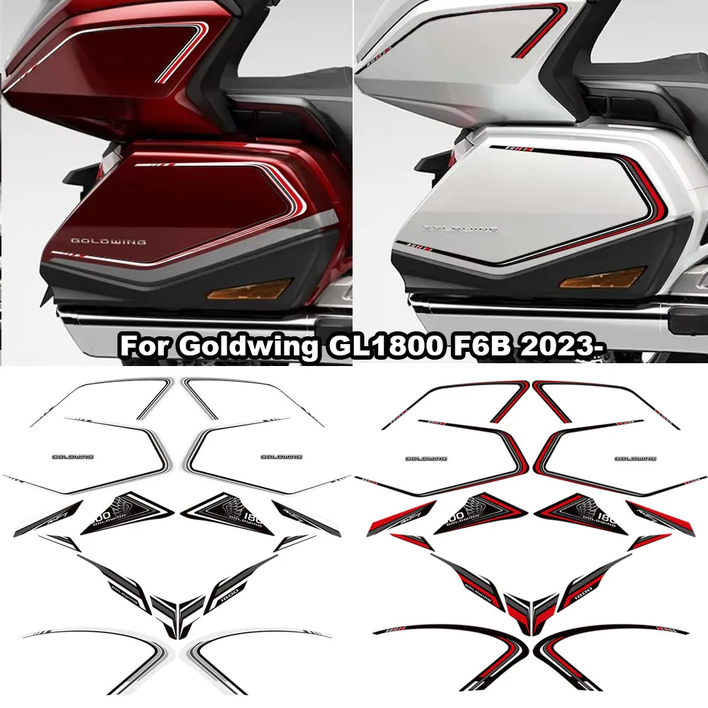 For Honda Goldwing GL1800 F6B 2023 Touring Motorcycle Body Luggage Side Saddle stickers Trunk case Protective decoration PVC kit
For Honda Goldwing GL1800 F6B 2023 Touring Motorcycle Body Luggage Side Saddle stickers Trunk case Protective decoration PVC kit